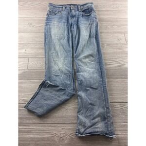 BKE Jake Straight Leg Jeans Mens 32x34 Medium Wash Stretch Denim Coolmax